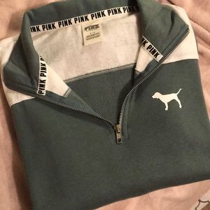 VS Pink quarter zip hoodie